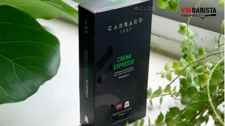 Khám phá hương vị cà phê espresso hoàn hảo với Carraro Crema Espresso