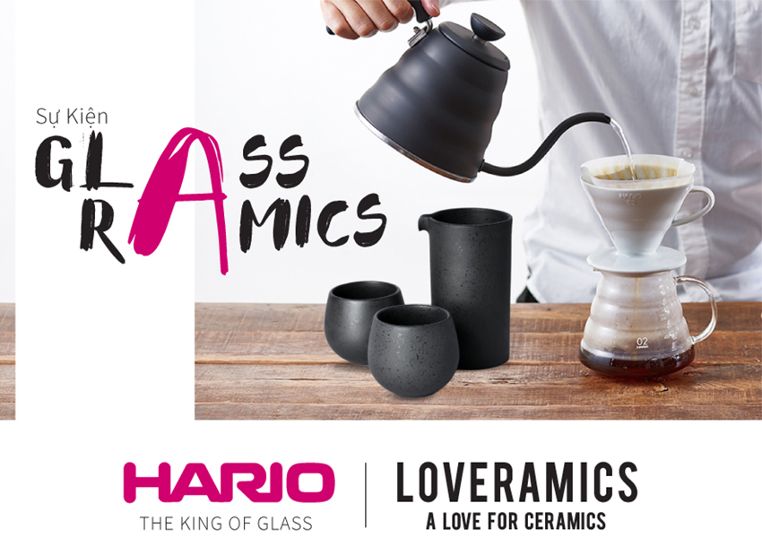 Sự Kiện Glass-Ramics - Thủy Tinh và Sứ - Thăng hoa cùng các dụng cụ pha cà phê thủ công