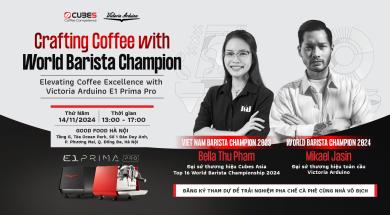 Crafting Coffee with World Barista Champion, Elevating Coffee Excellence with Victoria Arduino