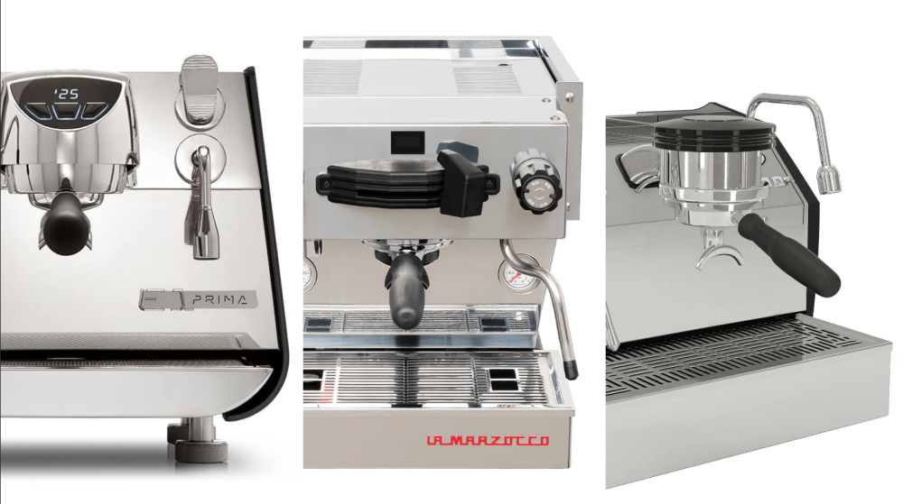 Victoria Arduino E1 Prima vs. La Marzocco Mini vs. GS3 Nên Chọn Máy Pha 1 Group Nào?