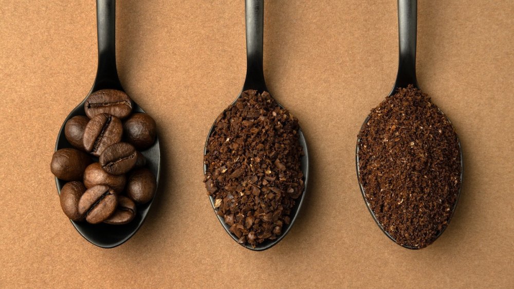 Độ nhuyễn mịn khác nhau của cà phê xay