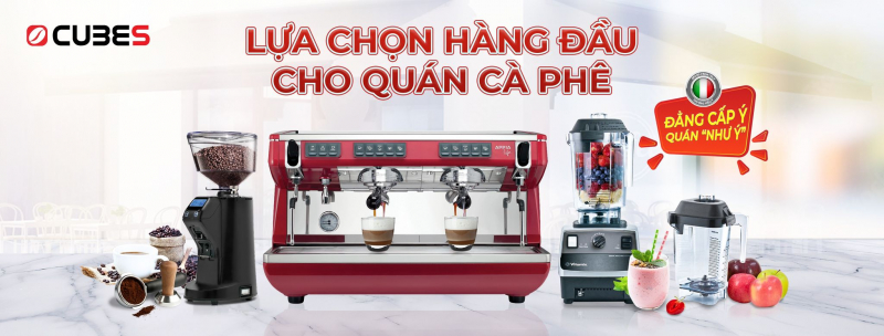 Cubes Asia là đơn vị cung cấp các loại máy pha cà phê uy tín