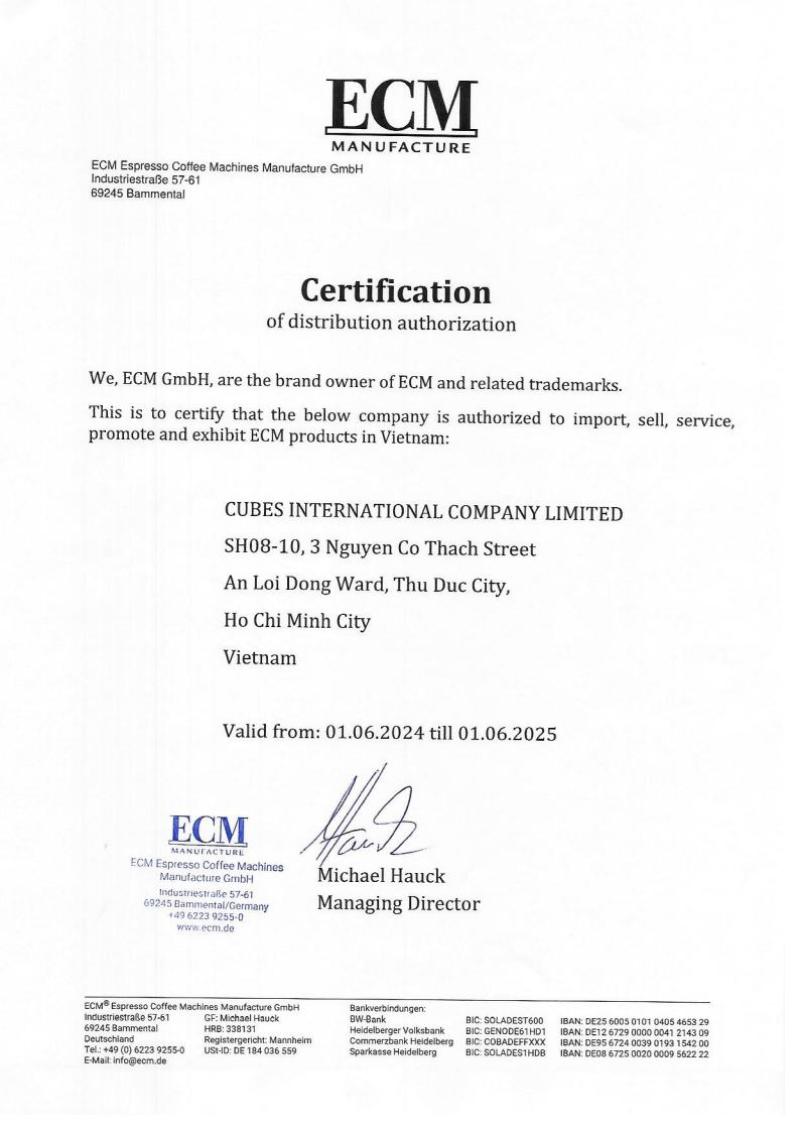 ECM Distributed Certification