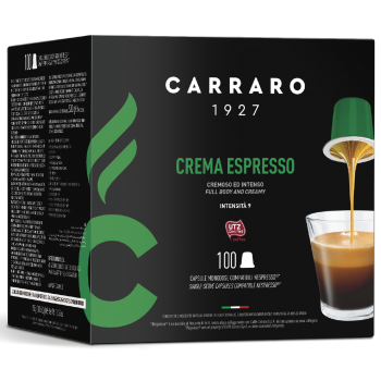 Carraro Gran Crema Alu Capsule Coffee (50 pcs)CCACRE100