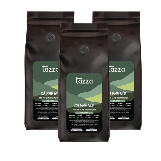 Combo 3kg Cà Phê Tazza Núi (100%Ara)