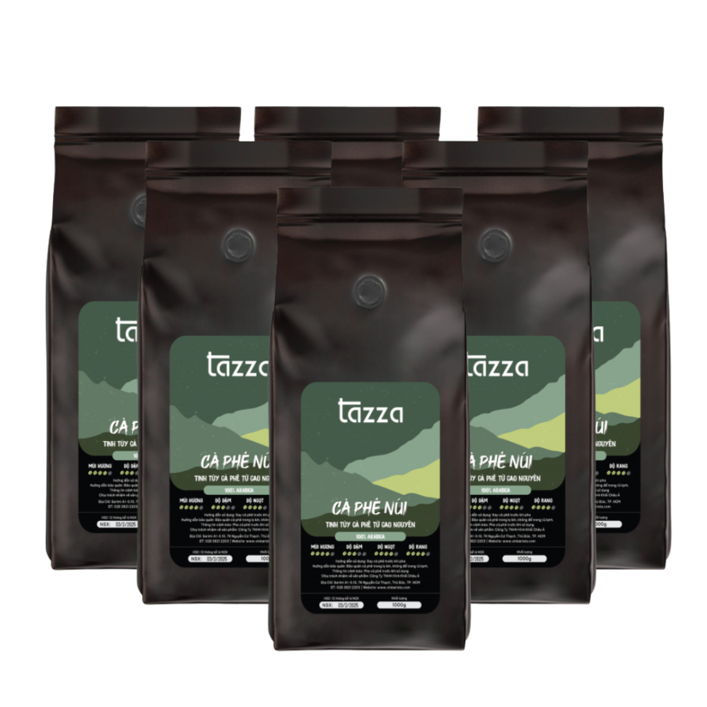Combo 6kg Cà Phê Tazza Núi (100%Ara)