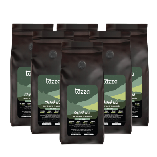 Combo 6kg Cà Phê Tazza Núi (100%Ara)