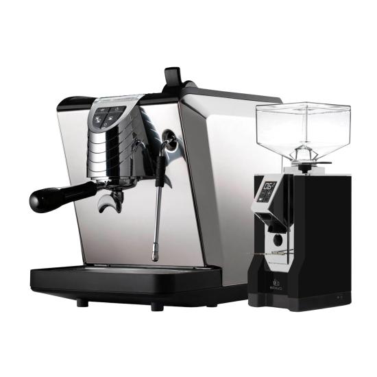 Combo Nuova Simonelli Oscar II coffee machine & Eureka Mignon Bravo coffee grinder