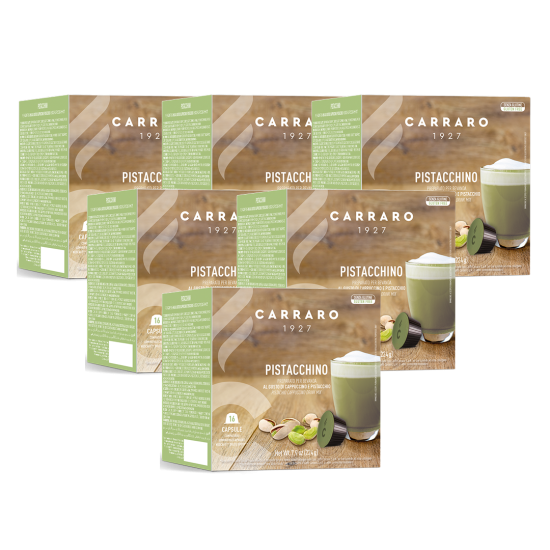 Cà phê viên nén Carraro Dolce Gusto Pistacchino (16 viên)Combo 6