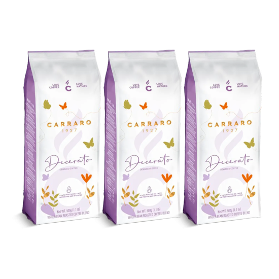 Cà phê hạt Carraro DeceratoCombo 3