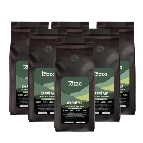 Cà phê Tazza Núi (100%Ara)Combo 6