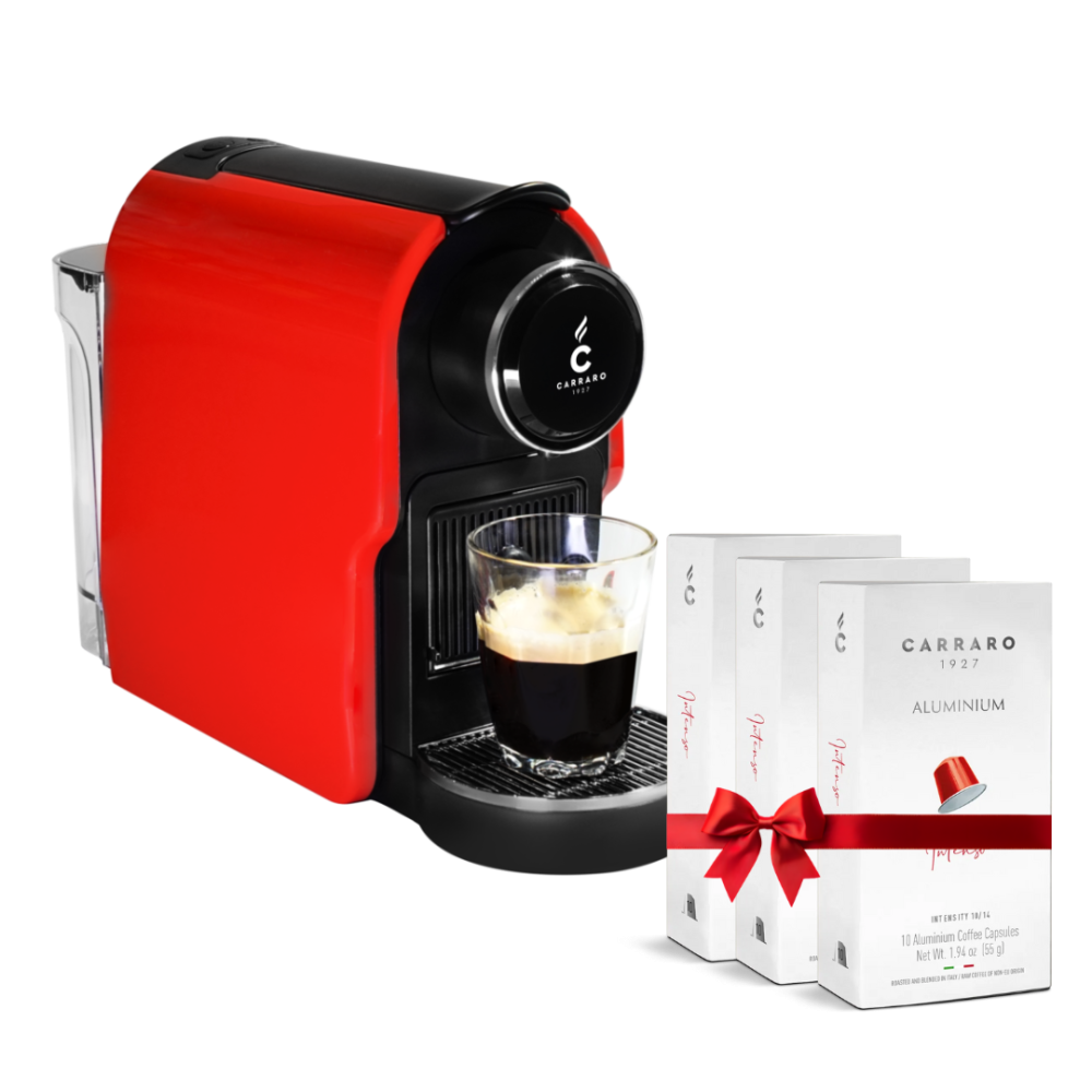 Máy pha cà phê viên nén - Carraro C+Đỏ