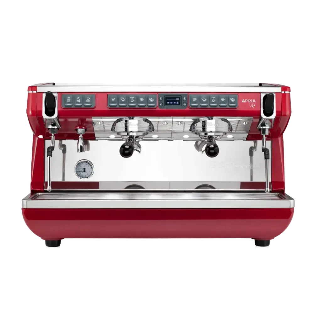 Máy pha cà phê Nuova Simonelli Appia Life Timer Vol - 2 GroupsĐỏ