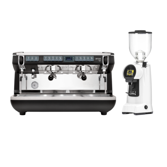 Combo Coffee Machine Appia Life Timer Vol 2Gr + Grinder Eureka Helios 65