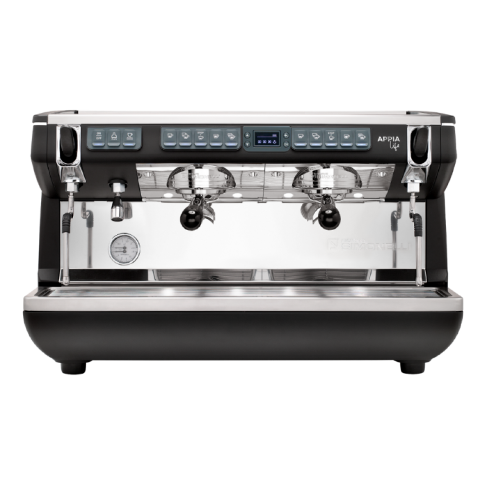 Máy pha cà phê Nuova Simonelli Appia Life Timer Vol - 2 Groups - Đen