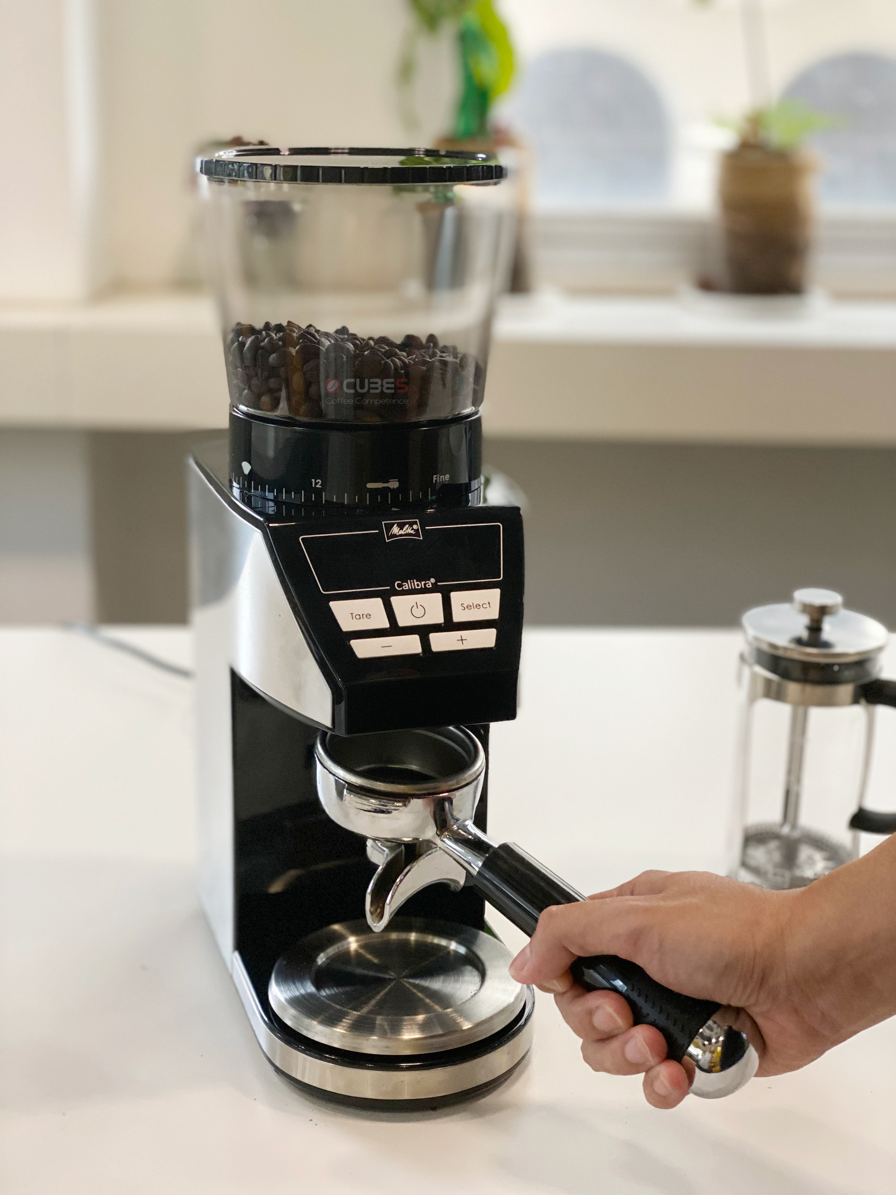 mua máy xay cafe kinh doanh espresso calibri melitta dùng tại nhà