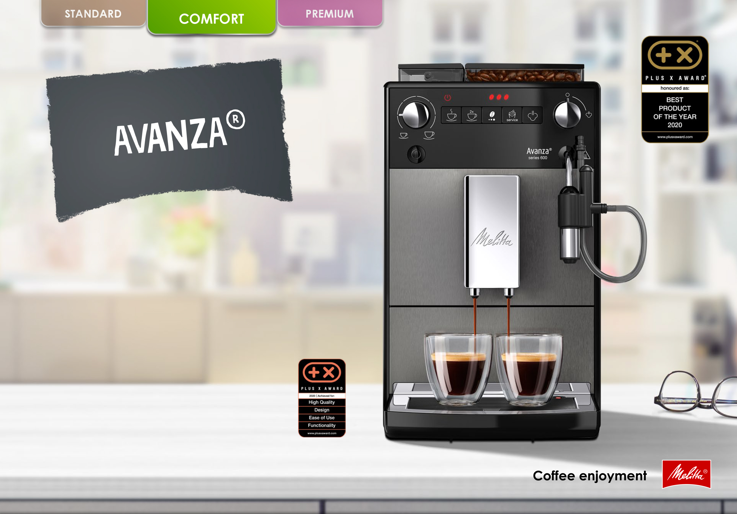 Máy pha cà phê văn phòng tự động Melitta Avanza Titan