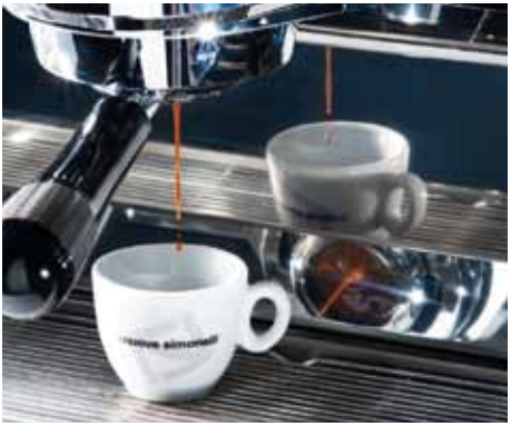 chiết xuất cà phê bằng máy pha cà phê appia II 2 Groups