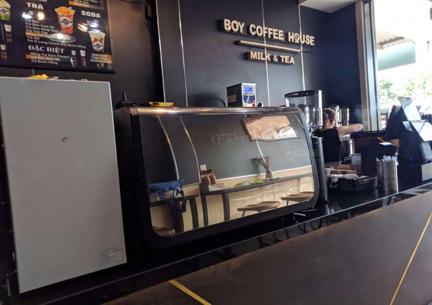 Lắp đặt máy pha cafe espresso Appia Life tại Boy Coffee House