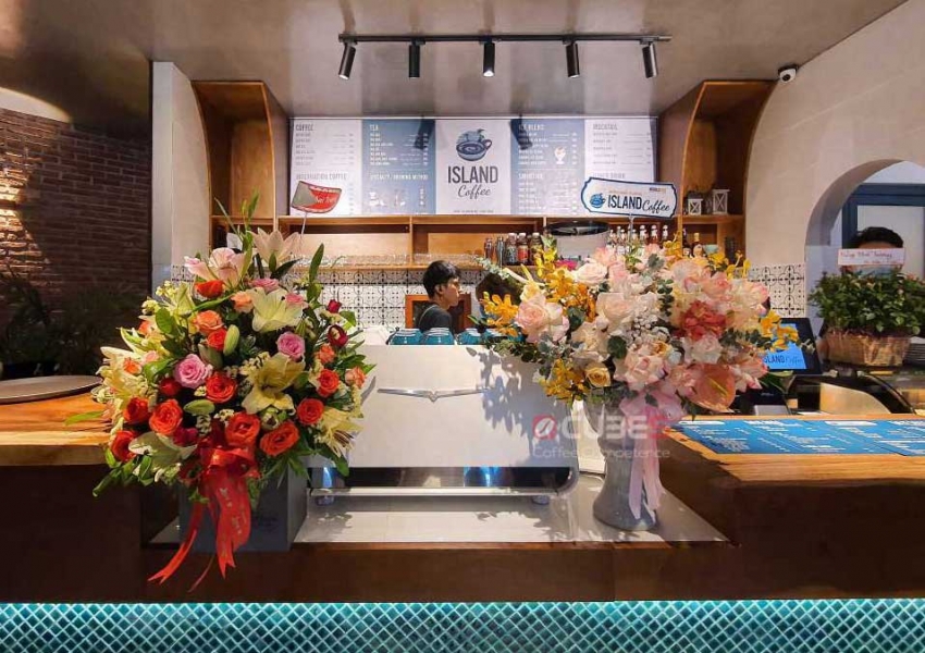 Lắp đặt máy pha cafe espresso Eagle One tại Island Coffee – Đà Nẵng