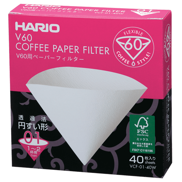 paper filter 40 sheets box 1