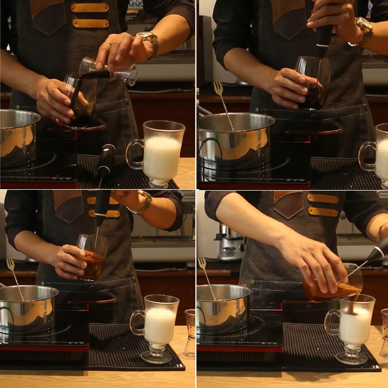 Cách pha chế café bạc xỉu nóng