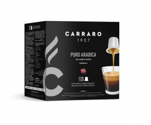 Carraro caps nespresso 100 miscele premium PURO ARABICA
