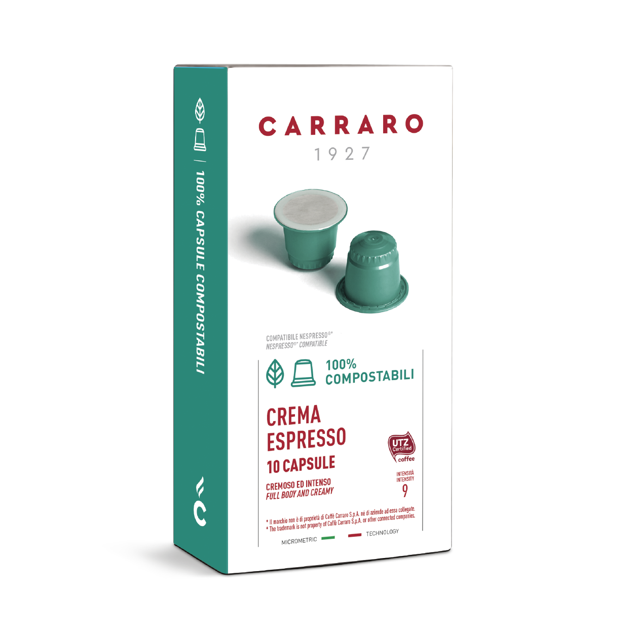 Carraro caps nespresso 10 miscele compostabili PRIMO MATTINO 03