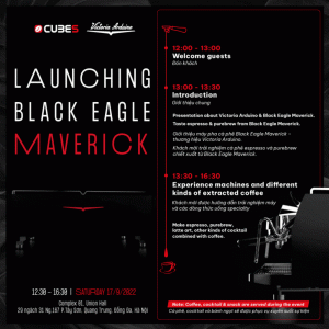 Máy pha cà phê Black Eagle Maverick tại ra mắt tại Hà Nội