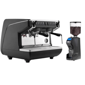 Combo máy pha cà phê Appia Life Compact Volumetric và máy xay MDXS On Demand