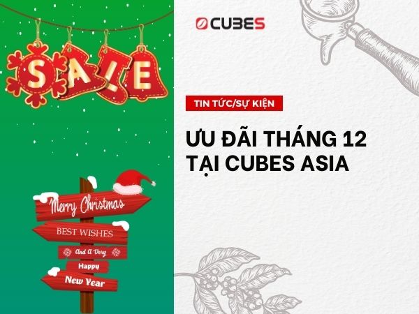 Tổng hợp ưu đãi tháng 12 tại Cubes Asia